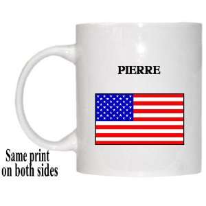 US Flag   Pierre, South Dakota (SD) Mug 