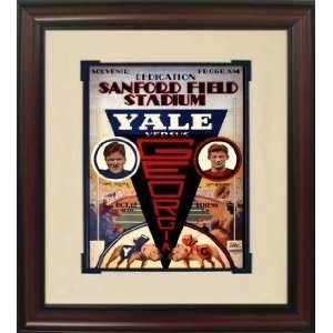  1929 Georgia vs. Yale Historic Football Program Cover 