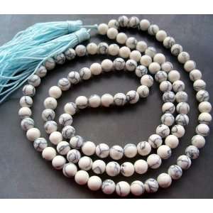   108 Resin Beads Tibetan Buddhist Prayer Mala Necklace 