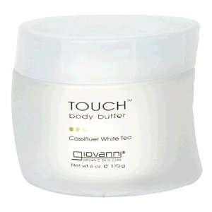 Giovanni Touch Body Butter, Cassifluer White Tea, 6 Ounce Jar (Pack of 