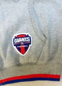 New York Giants G III Apparel Distressed Look NFL Hoodie Hooded 