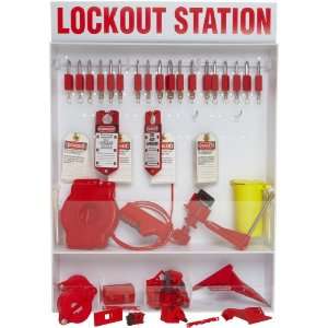 Brady Extra Large Electrical and Mechanical Lockout Station, Includes 