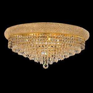   1802F24G/SS Primo Crystal Flush Mount Ceiling