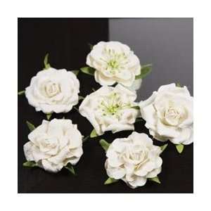  Prima Flowers Prima Lilliput Roses 6/Pkg Marshmallow LR 