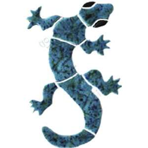 Baby Blue Gecko 4 x 6 Blue Pool Glossy Ceramic   16084 
