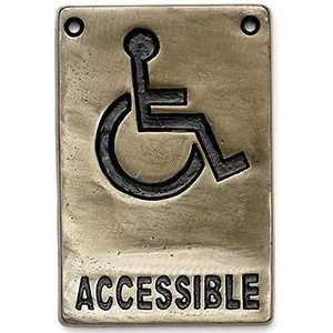  4 x 6 Accessible Sign Bronze