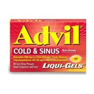  Advil Cold & Sinus Liqui Gels 32 Caps Beauty