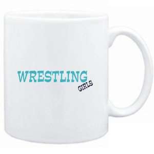  Mug White  Wrestling GIRLS  Sports