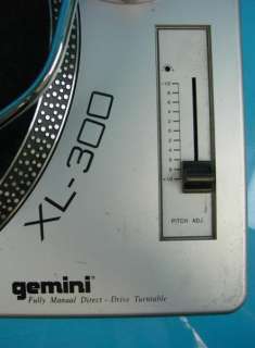   XL300 Direct Drive Turntable Pro Audio DJ Equipment Disc Jockey  
