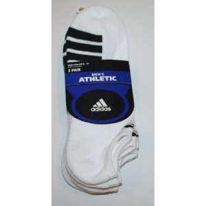 Adidas Mens Athletic Climalite No Show Socks 3 Pair   Shoe Size 6 12 