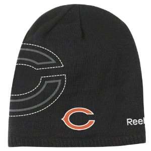 Chicago Bears Youth Reebok 2010 2nd Season Black Knit Hat  