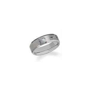   Tungsten Carbide Brick Wedding Band   Size 11 titanium rings Jewelry