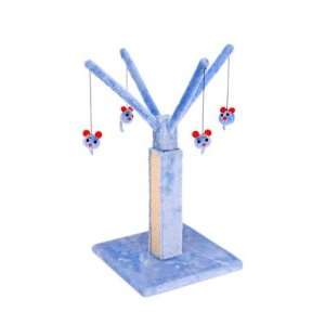   Penn Plax CATF3 Play Tree Carpet Scratching Post in Blue