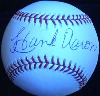   Baseball Autographed Ball Beautiful Baseball and Signature COA  
