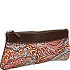 Tamara Handbags Carly Clutch Brown Paisley $55.00