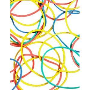  Multicolored Rubber Bands   75G Package