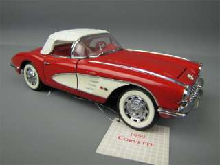 Franklin Mint 1959 Corvette Convertible Die Cast Model  