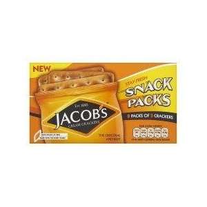Jacobs 8x3 Cream Cracker Snackpack   Pack of 6  Grocery 