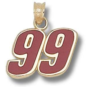  Driver 99 Carl Edwards 1/2in Pendant 14kt Gold/14kt Yellow 