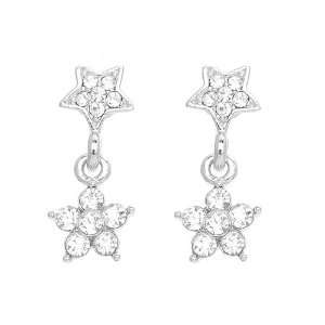  Perfect Gift   High Quality Twinkling Star Earrings with 