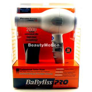 BaByliss Pro Porcelain Hair Dryer   BABP6660  