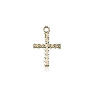  14kt Gold Cross Medal Jewelry