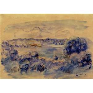  Oil Painting Guernsey Landscape Pierre Auguste Renoir 