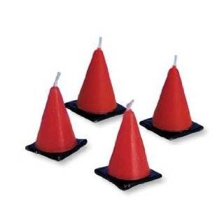 Construction Cone Candle Set, 6pc