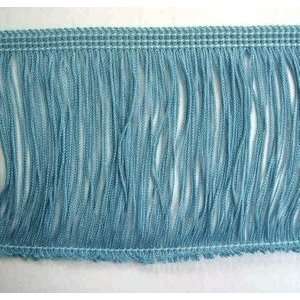   Wide Chainette Fringe 007 Sky Blue 3.75 Inch Arts, Crafts & Sewing