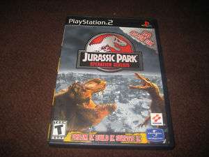PS2 JURASSIC PARK OPERATION GENESIS GAME COMPLETE  