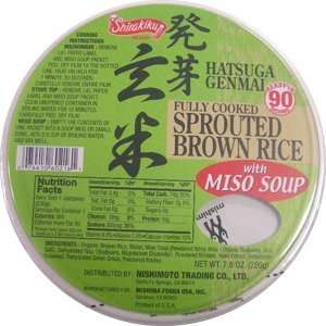   Sprouted Brown Rice with Miso Soup  Grocery & Gourmet Food