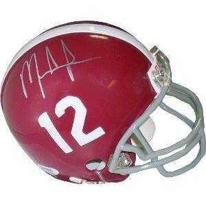 Mark Ingram signed Alabama Crimson Tide Replica Mini Helmet #12  PSA 