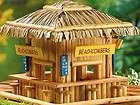beach combers bungalow tiki hut pool bar bamboo lounge model
