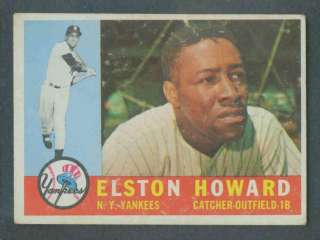 1960 Topps #65 Elston Howard (Yankees) Vg+  