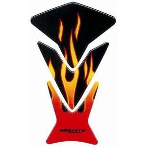   Grips PUZZLE TANK PAD BLK FLAMES Body Protection  12970 FU Automotive