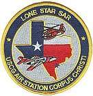   Corpus Christi Texas W5135 USCG Coast Guard patch flag helo jet map