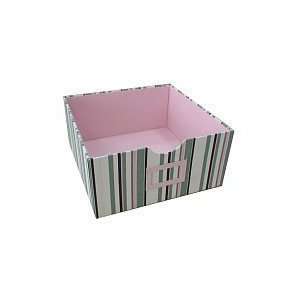  Koala Baby Large Stripe Storage Box   Pink and Sage   Toys R Us 