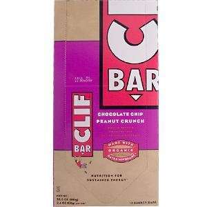  Clif Bar   Chocolate Chip Peanut Crunch, 12 Units / 2.4 oz 