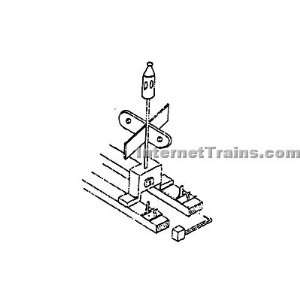  Keystone Locomotive Works HO Scale Switch Stand (2 per 
