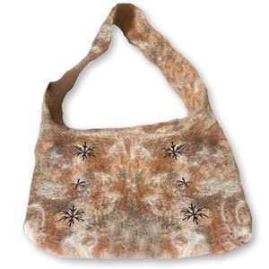  Earth Divas FLB 167 Felt Side Embroidery Bag with Cotton 