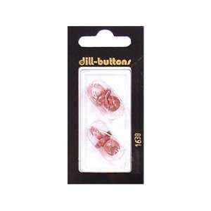    Dill Buttons 23mm Shank Red Pacifier 2 pc (6 Pack)