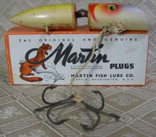 Martin Jointed Salmon Plug 5J 13 Yellow Silver Scale In the Correct 