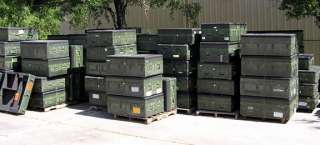 Large Heavy Duty Fiberglass Military Storage Container   