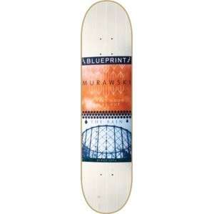  Blueprint Marty Murawski Corners Skateboard Deck   7.62 x 31.3 
