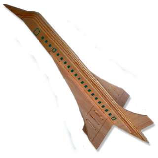 Wooden Puzzle   Airplane Model Concorde  