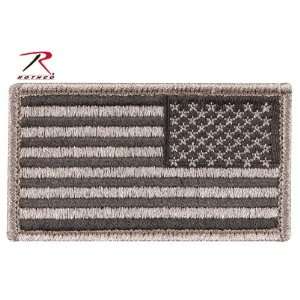   Reverse American Flag Patch w/ Hook & Loop Arts, Crafts & Sewing