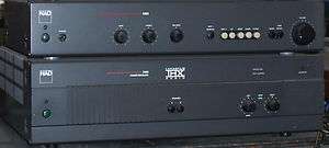 NAD Power Amplifier Model 2400 with matching NAD Pre  amplifier Model 