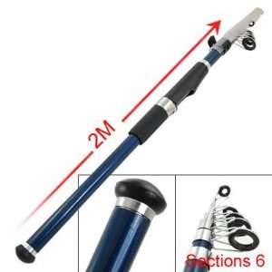   Sections Freshwater Retractable Fishing Rod Pole