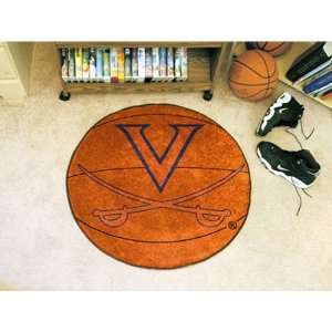   Cavaliers NCAA Basketball Round Floor Mat (29) 