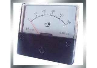 DC 0~500mA Analog Amp Panel Meter Current Ammeter  